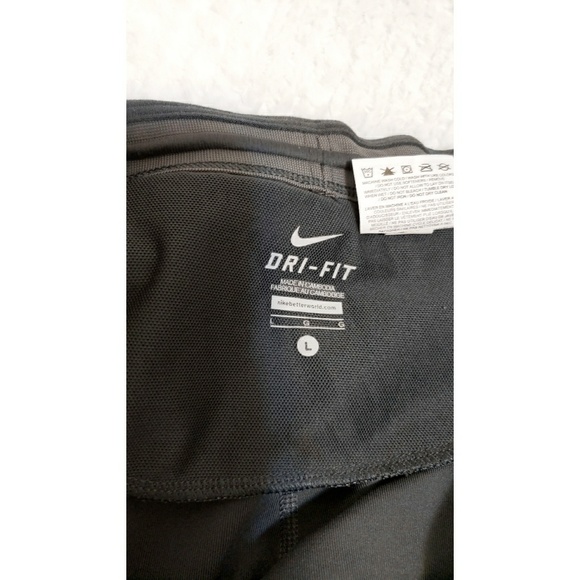 Dark Gray Nike Zip Leggings - Picture 5 of 5